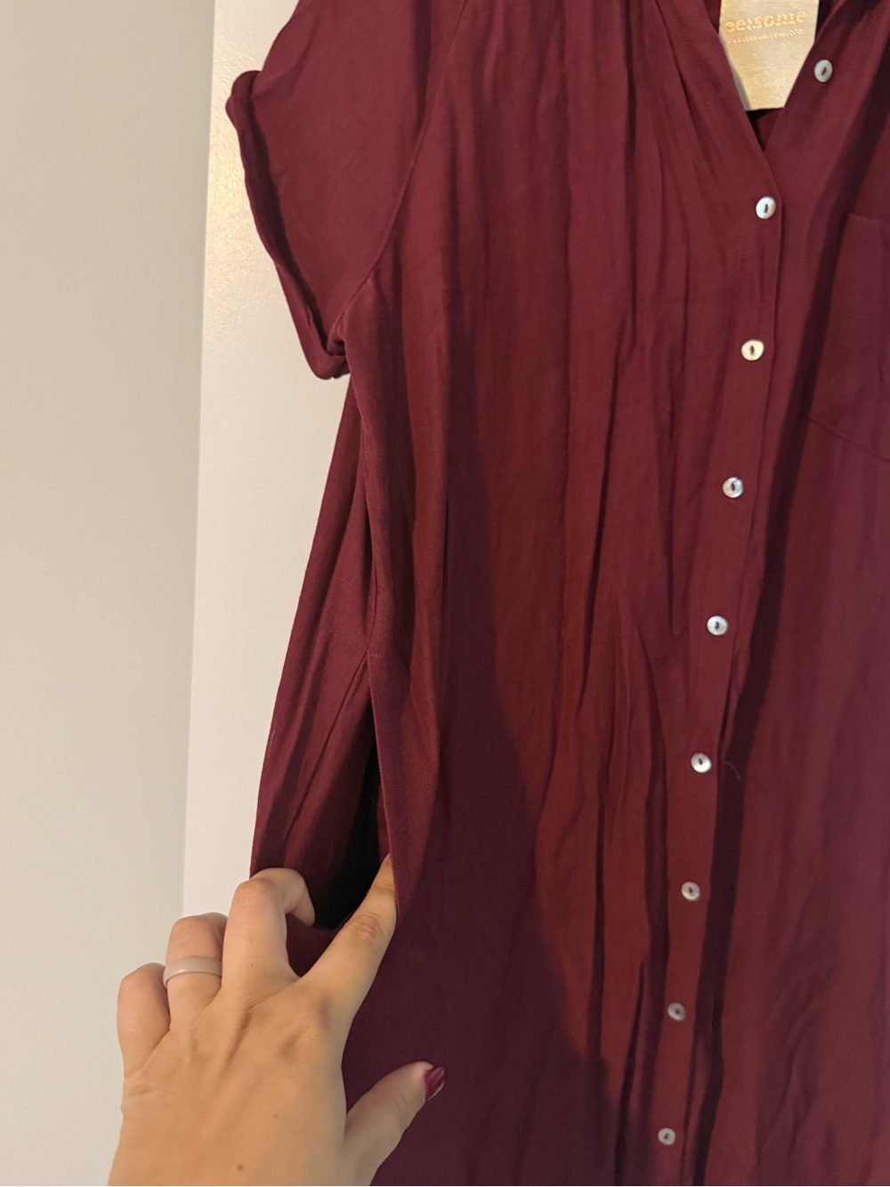 Button Down Dress - Picture 2 of 5